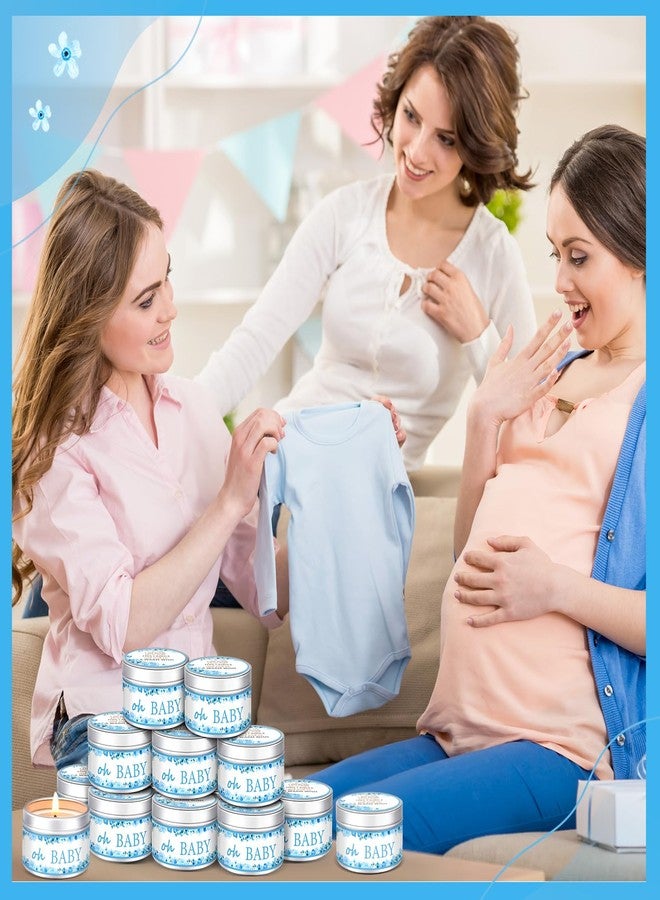 Funtery 12 Pcs Baby Shower Party Favors for Guests Baby Shower Candles Lavender Scented Candle Rustic Tealights Candles Gender Reveal Return Gifts(Buds) - Image 5